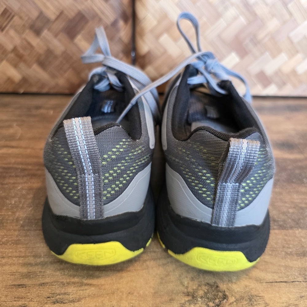 Keen® Men's Shoes Size 8.5EE Gray & Black Aluminum Safety Toe Work Shoe Tie - Picture 9 of 16